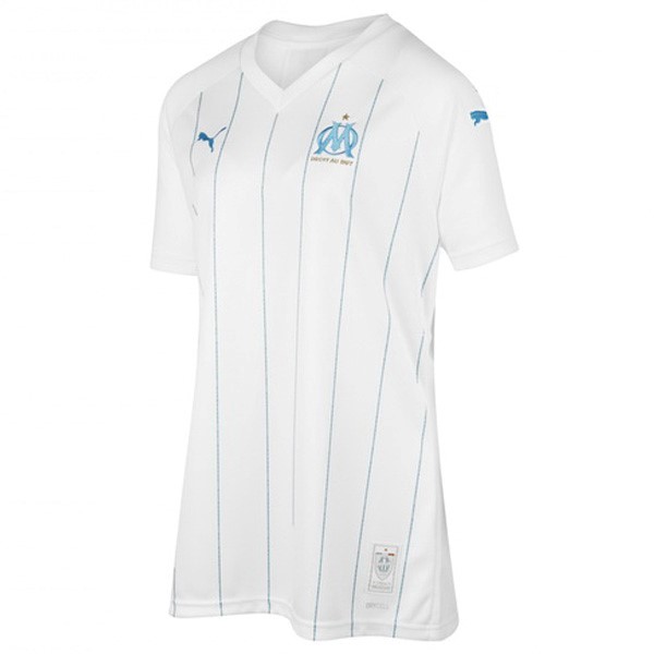 Camisetas Marsella Primera equipo Mujer 2019-20 Blanco